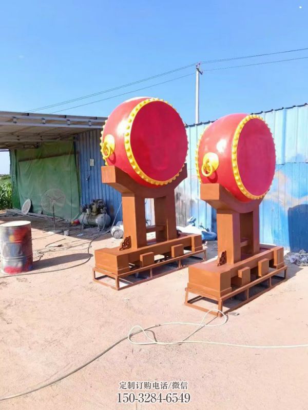 毕节景观战鼓雕塑 剪影喜庆雕塑 商业街民族雕塑 毕节景观战鼓雕塑 剪影喜庆雕塑 商业街民族雕塑