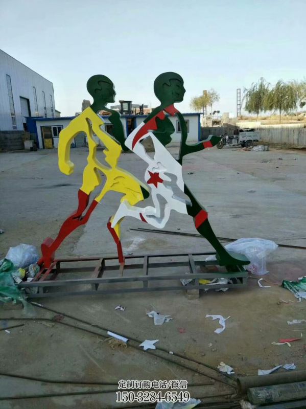 铜仁小河赛跑雕塑,镂空工艺制作,不锈钢烤漆体育人物雕塑 铜仁小河赛跑雕塑,镂空工艺制作,不锈钢烤漆体育人物雕塑